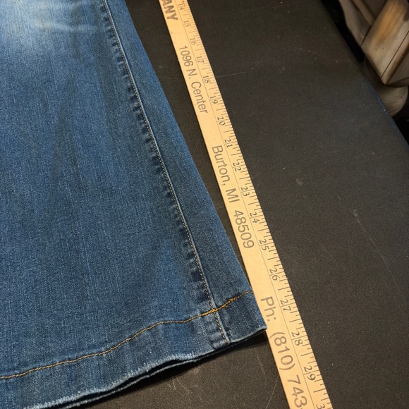 Source Unknown Dark Blue Boot Cut Jeans - Picture 6 of 7